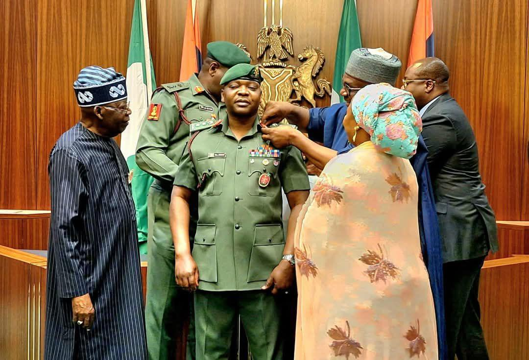 Gov Abdulrazaq In Attendance As President Tinubu Presides Over Pinning Ceremony Held For His ADC In Abuja