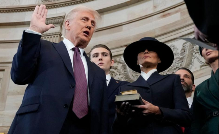 Donald Trump Takes Oath Of Office In Washington DC …Promises To Be ‘A Peacemaker’