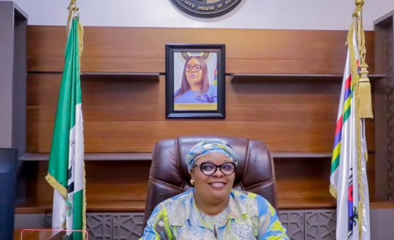 Lagos House Of Assembly: Meranda Proves She’s ‘In Charge’, Takes Over Speaker’s Office