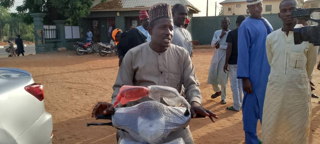 Kebbi Governor’s Aide Gifts Islamic Scholar ‘Executive’ Motorcycle