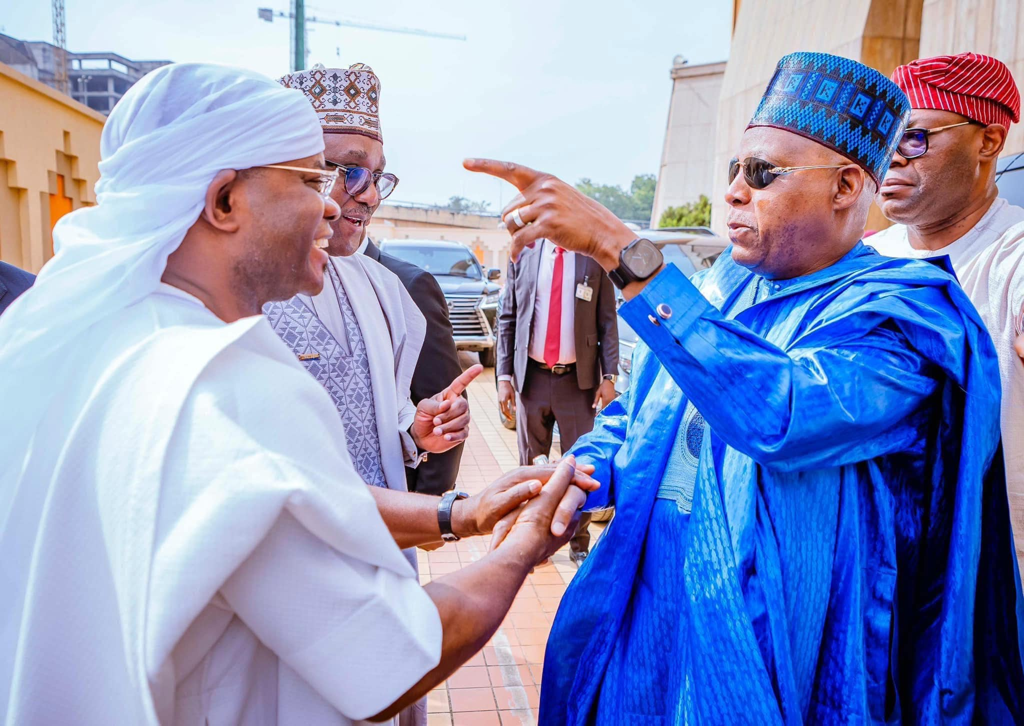 VP Shettima, Ex-Gov Yahaya Bello, Rep Yinka Aluko, Other Dignitaries Attend Wedding Of Salisu Ahmed’s Son In Abuja