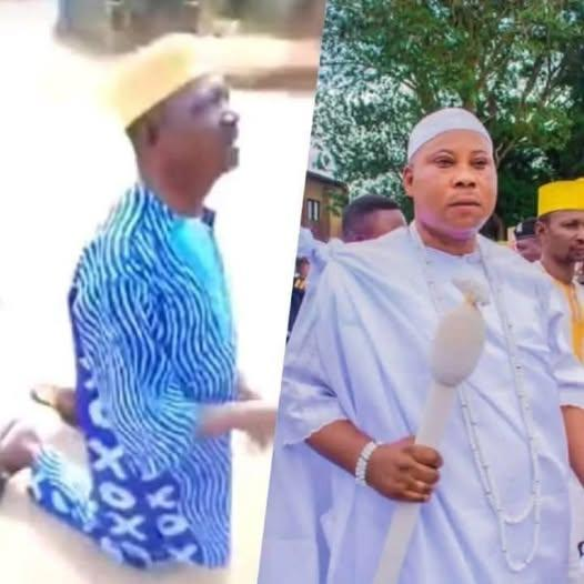 Ogun Monarch Seen In Viral Video Assaulting Subject Quizzed By Police, Suspended For 6 Months