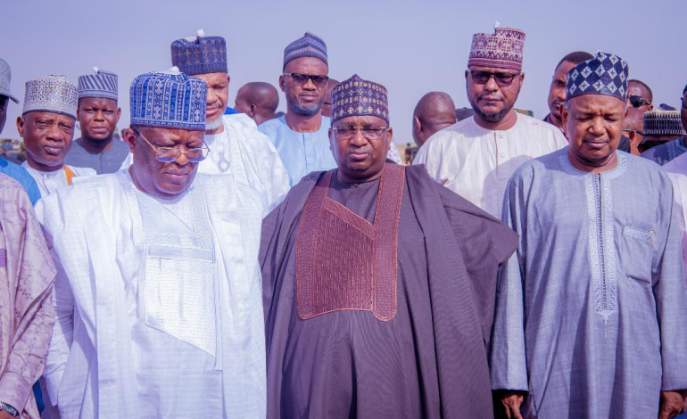 Superhighway Project: Gov Idris, Umahi, Bagudu Commend President Tinubu During Inspection Visit To Janzomo Village