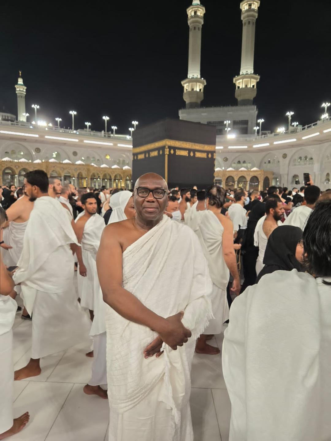 In Pictures: Gov Abdulrazaq Performs Umrah In Mecca, Prays For Nigeria In Social Media Post
