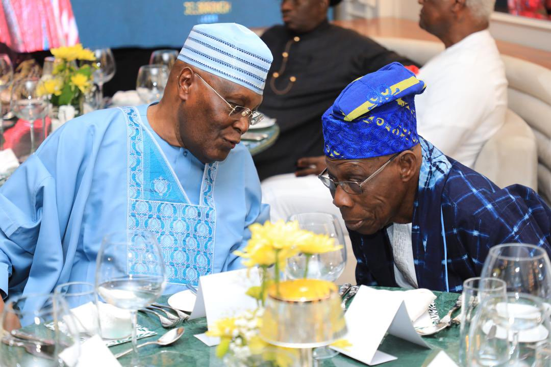 Jonathan, Atiku, Saraki, Others Attend Dinner Hosted By Obasanjo In Lagos