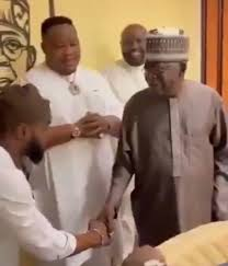 Davido, Cubana Chief Priest’s Visit To Political Figures In Abuja Reaches ‘Electrifying Climax’ At Presidential Villa