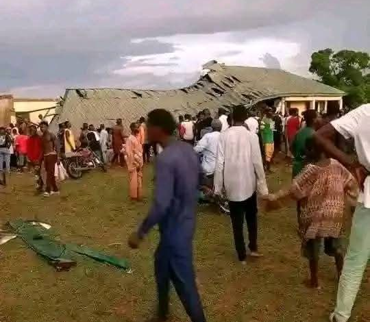 School Building Collapse In Taraba Leaves Students Taking WASSCE Injured, Hospitalized