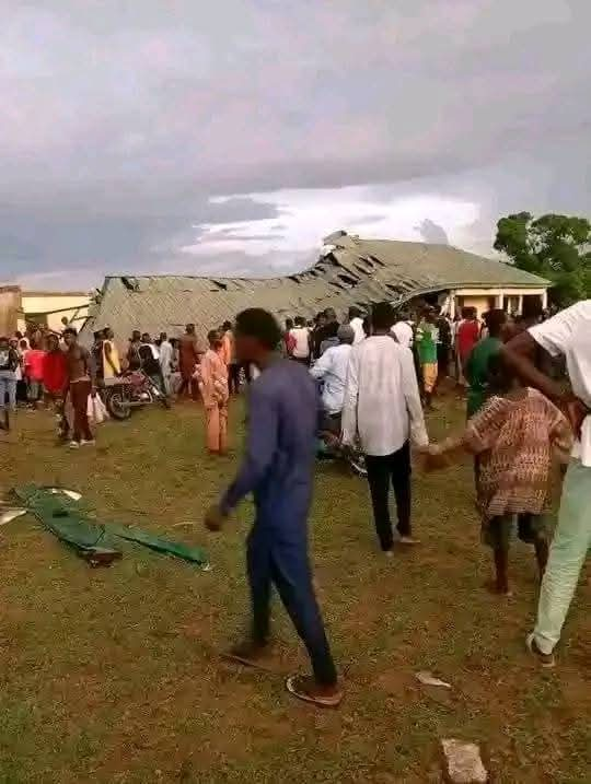 School Building Collapse In Taraba Leaves Students Taking WASSCE Injured, Hospitalized