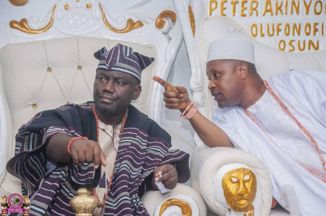 Restoration Of ‘Historical Ties’ Emphasized During Alaafin Of Oyo’s Visit To Oba Peter Ipadeola In Ifon-Osun