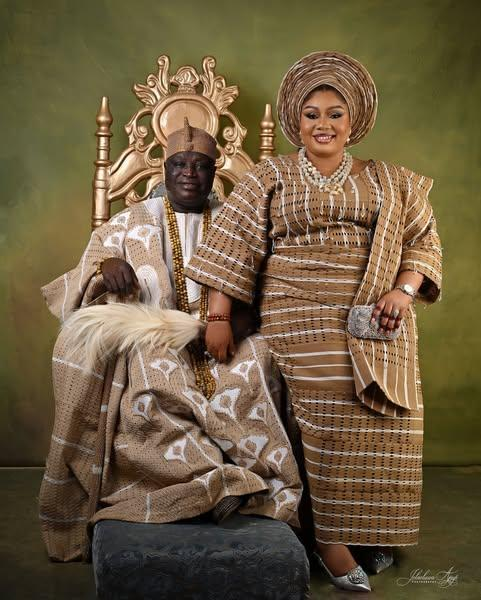10th Wedding Anniversary: Queen Consort Aishat Posts Stunning Pictures Of Herself And Timi Of Ede…Calls Him ‘Heart Rhythm’, ‘Bone Marrow’