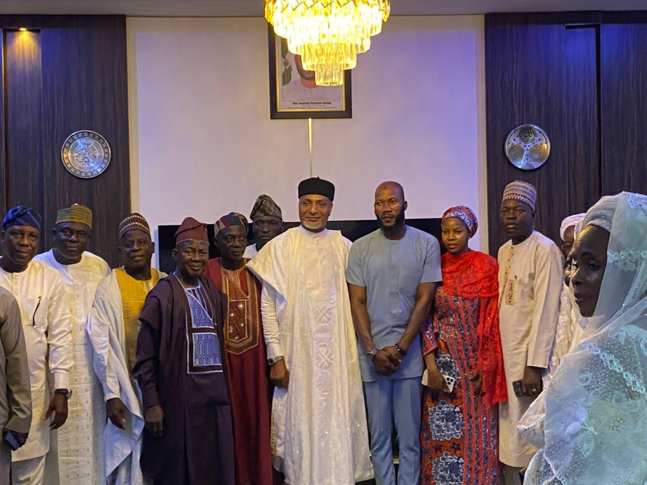 In Pictures: Senator Saliu Mustapha Pays Condolence Visit To Razaq Owolabi In Ilorin