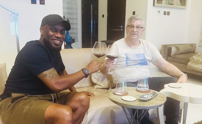 Westerhof Says ‘I Had Unforgettable Night Of My Life’ After Visiting Jay-Jay Okocha In Lagos