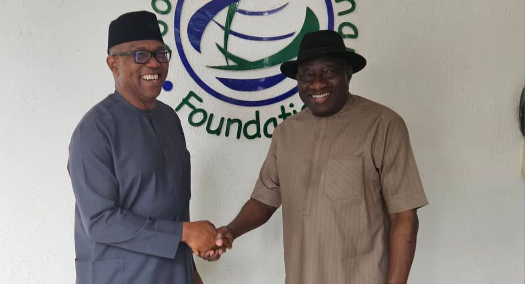 Jonathan Holds Closed-Door Meeting With Peter Obi In Abuja