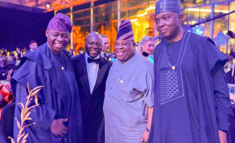 Afreximbank: Gov Ademola Adeleke Attends George Elombi’s Investiture Ceremony In Egypt