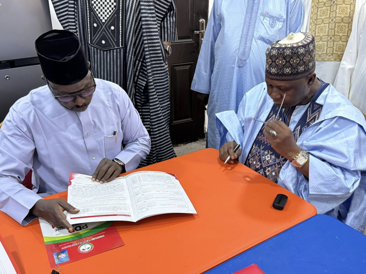 In Pictures: Tanimu Turaki Submits PDP Chairmanship Nomination Form In Abuja
