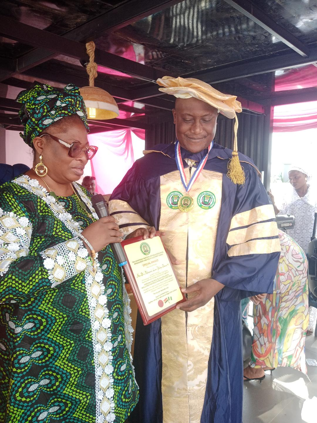 Babalola, Tejidini, Kale Oloje, Other Political Figures In Attendance As Yahaya Darosa Receives Honorary Doctorate From CIPRMP In Ilorin