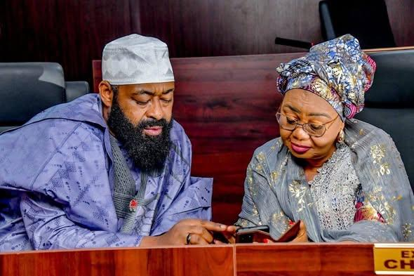 In Pictures: Gov Bago Pays Congratulatory Visit To Hulayat Omidiran In Abuja