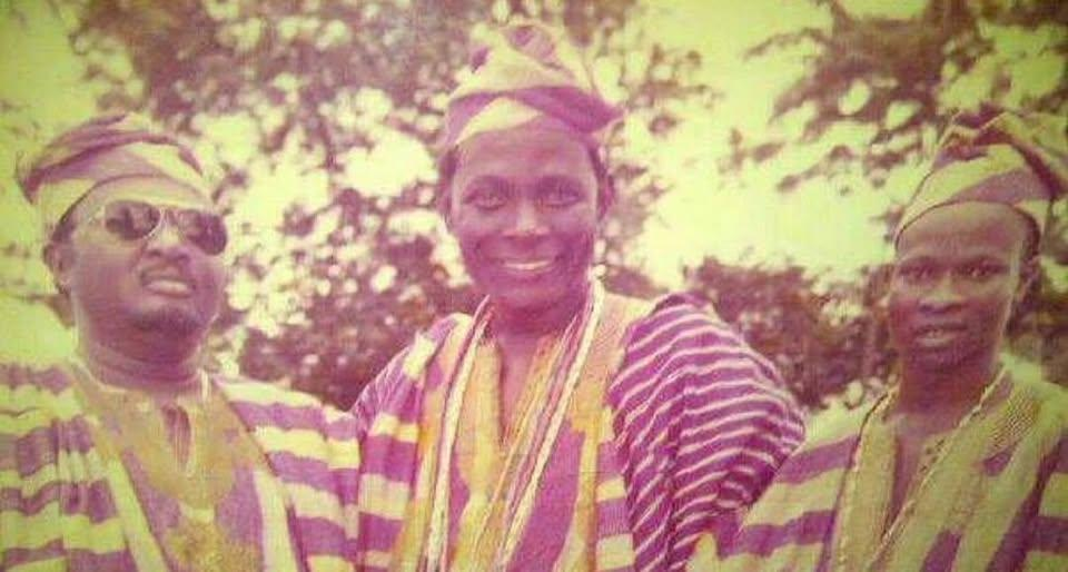 Stunning Throwback Picture Of Late Oba Okunade Sijuade, Akinloye, Arisekola Alao In Matching Outfits