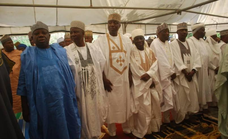 Oba Abdulraheem, Oba Magaji, Razaq Jiddah, Rahman Giwa, Saadudeen Salahudeen, Lanre Shagaya, Other Dignitaries Attend Eid Prayer In Ilorin
