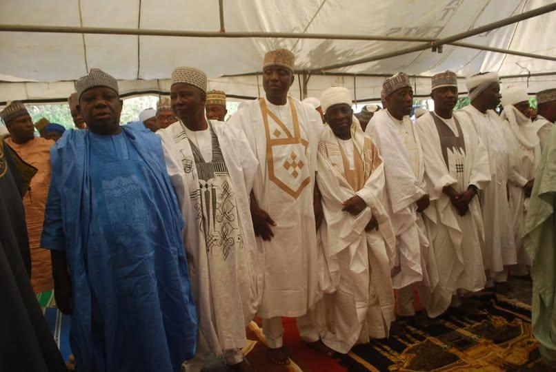 Oba Abdulraheem, Oba Magaji, Razaq Jiddah, Rahman Giwa, Saadudeen Salahudeen, Lanre Shagaya, Other Dignitaries Attend Eid Prayer In Ilorin