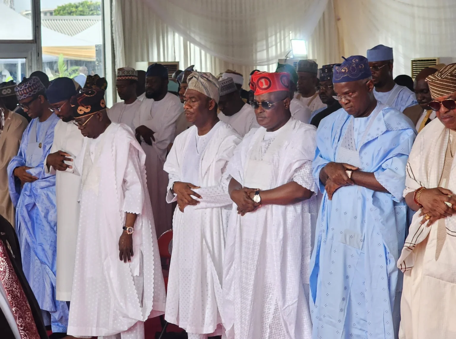 President Bola Tinubu, Atiku Attend Eid Prayers In Lagos, Abuja