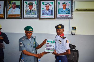 NSCDC Commandant, SON Coordinator Restate Commitment To Inter-agency Synergy During Visit To Kwara Customs Controller In Ilorin