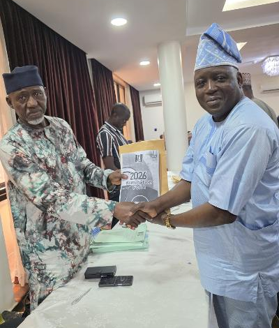 Kwara South APC Primary Election Takes Shape As Nurudeen Adeyemi Submits Expression Of Interest, Nomination Forms In Abuja