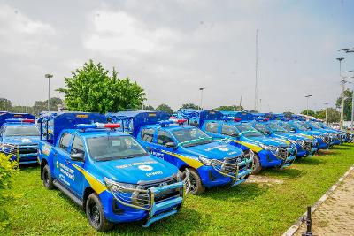 Securing Kwara: Gov Abdulrazaq Presents 25 Vehicles To State Police Command In Ilorin
