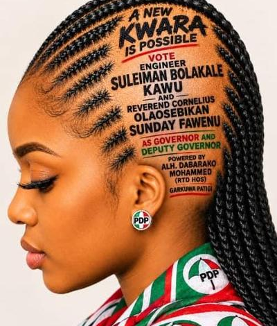 2027 Kwara Guber: Former HOS Dabarako Mohammed Shares Woman’s Customized Hairstyle To Drum Up Support For Kale Kawu